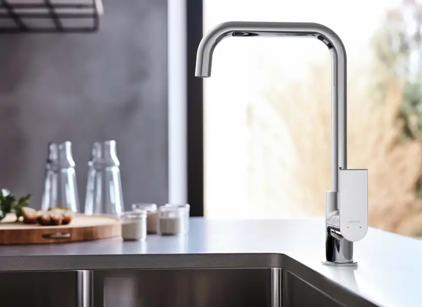 Смеситель для кухни Aquatek Лира AQ1480CR, Хром фото 6