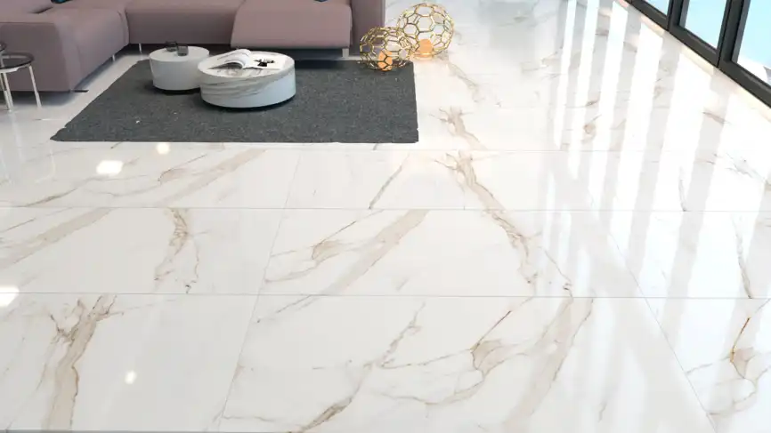 Керамогранит AZARIO BIANKA WHITE 60х120 Glossy (F3010821120G) фото 4