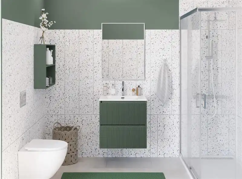 Тумба под раковину BelBagno UNO-MINI-600-2C-SO-VO подвесная, Еловый Матовый фото 10