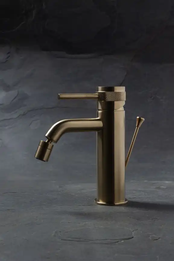 Смеситель для биде Allen Brau Priority 5.31A04-GB (с донным клапаном) золото фото 12