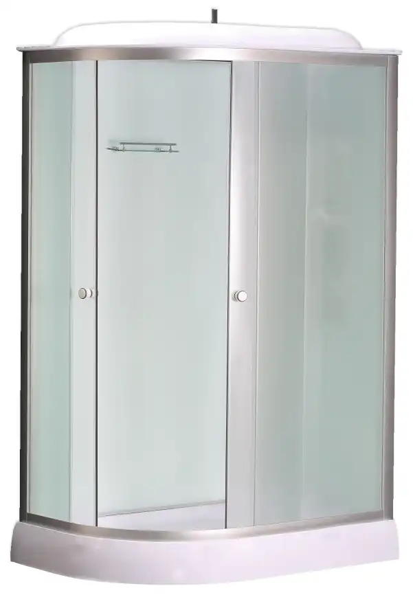 Душевая кабина Loranto 120х80 низкий поддон, матовое стекло, профиль Хром, CS-66121R F 120 фото 1