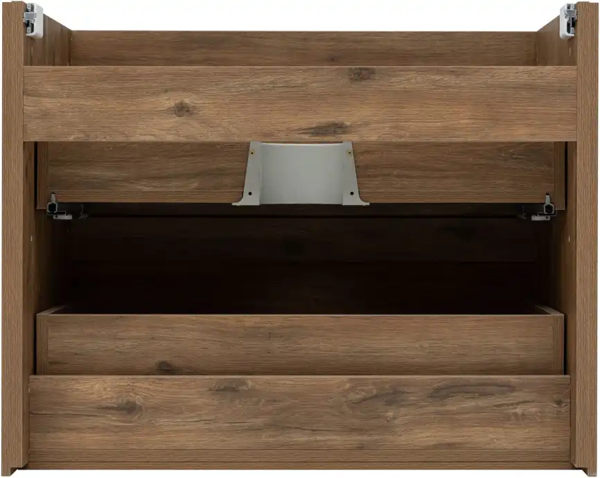 Тумба под раковину Aquanet Милан 80 дуб рустикальный, подвесная, 336379 фото 11
