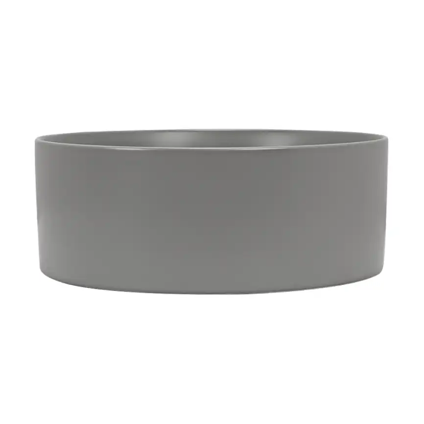 Раковина AVS Лилиан 36x36 серая матовая с донным клапаном фото 3