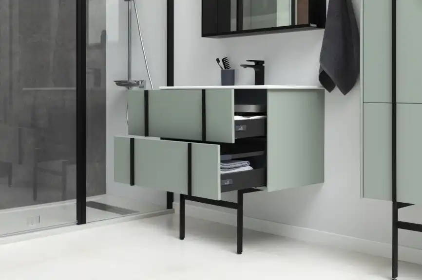 Тумба под раковину Allen Brau Reality 90 1.32006.CGM олива матовый фото 43