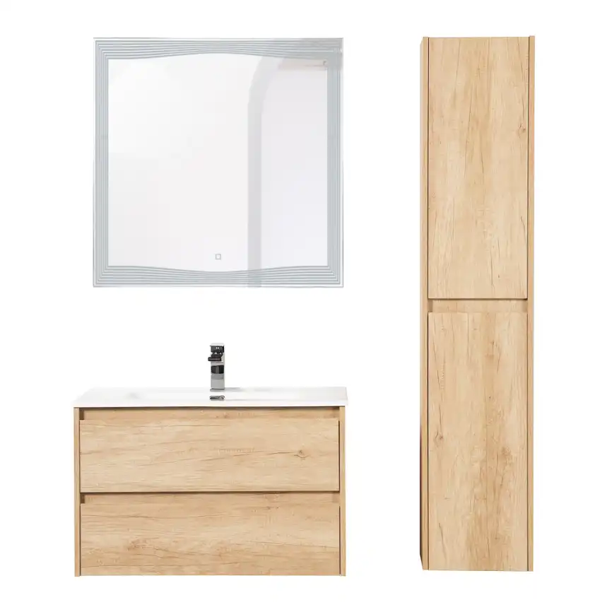 Тумба под раковину BelBagno KRAFT-900-2C-SO-RNN подвесная Rovere Nebrasca Nature фото 11