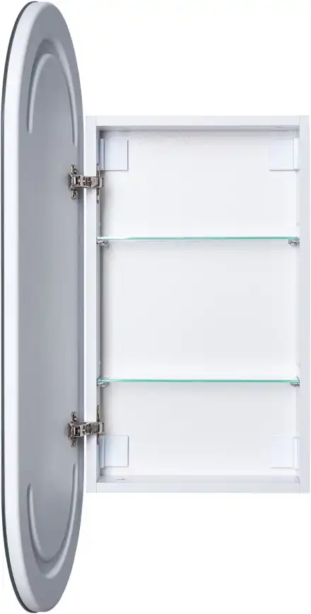 Зеркальный шкаф Aquanet Монте 40 белый, с LED подсветкой, 344786 фото 6