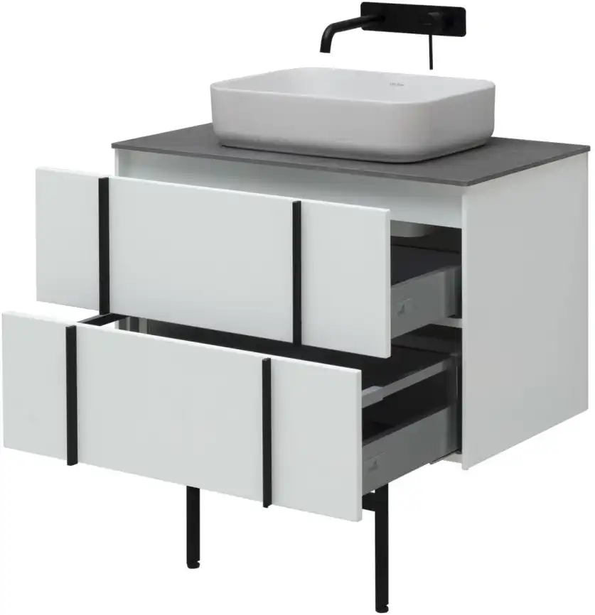 Тумба под раковину Allen Brau Reality 80 1.32005.WM белый матовый фото 22