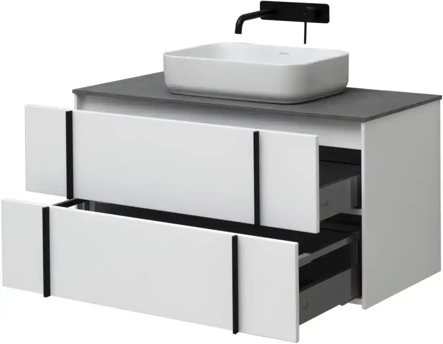 Тумба под раковину Allen Brau Reality 100 1.32007.WM белый матовый фото 24