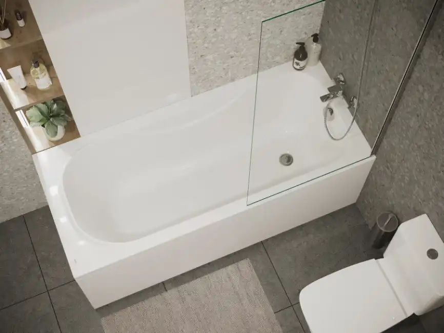 Акриловая ванна Santek Тенерифе 150х70 1WH302213 прямоугольная, Белая фото 5