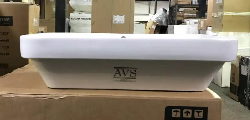 Раковина AVS Амалия 62х43 белая фото 2