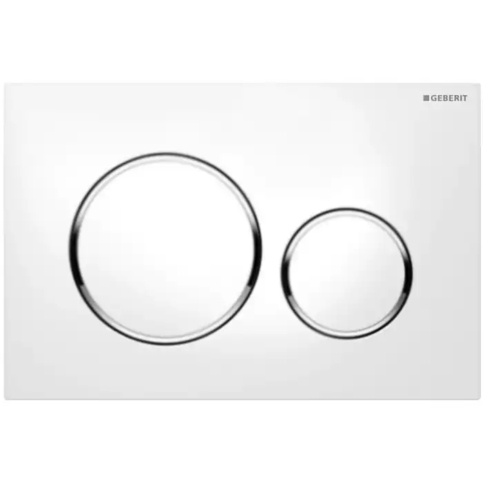 Клавиша смыва Geberit Sigma 20 115.882.KJ.1 Белый/хром фото 1