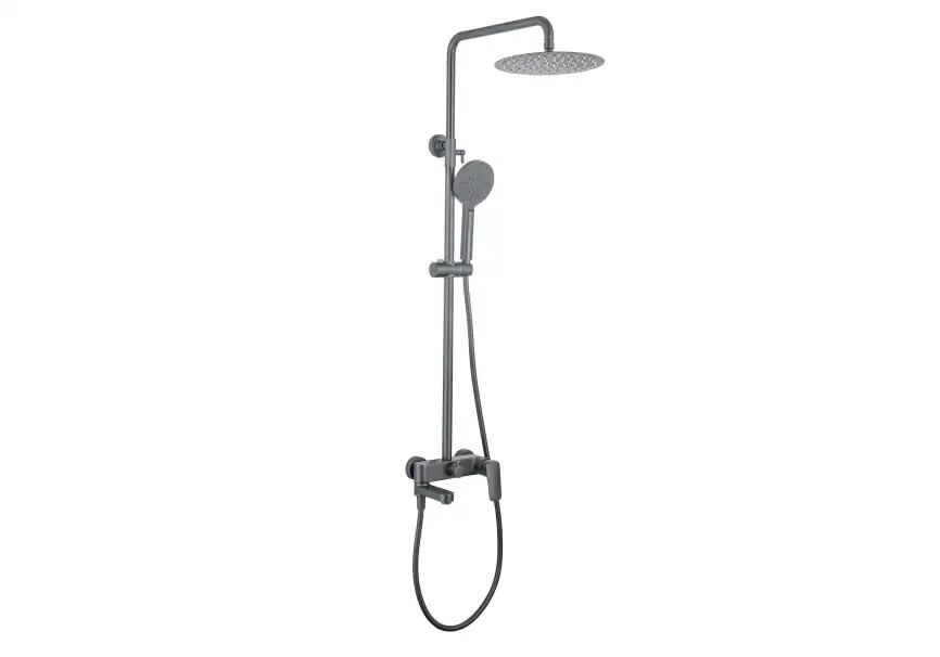 Душевая система Aquatek ВЕГА AQ2040BGM, Оружейная сталь фото 3