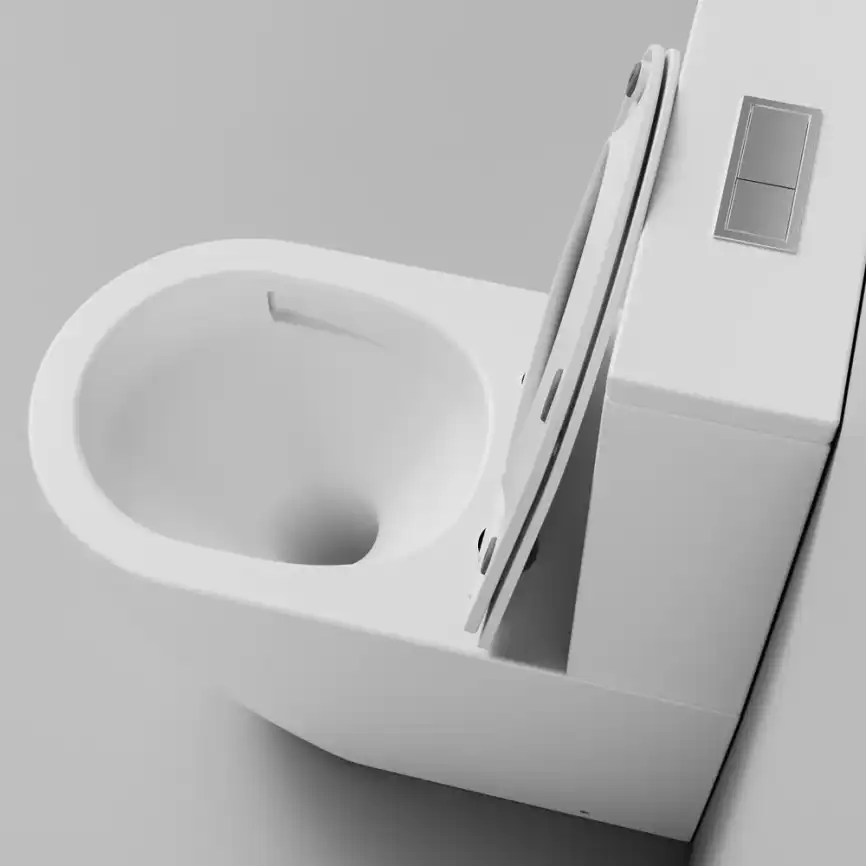 Напольный унитаз Grossman GR-4494MSQ безободковый, смыв торнадо, Белый матовый фото 4