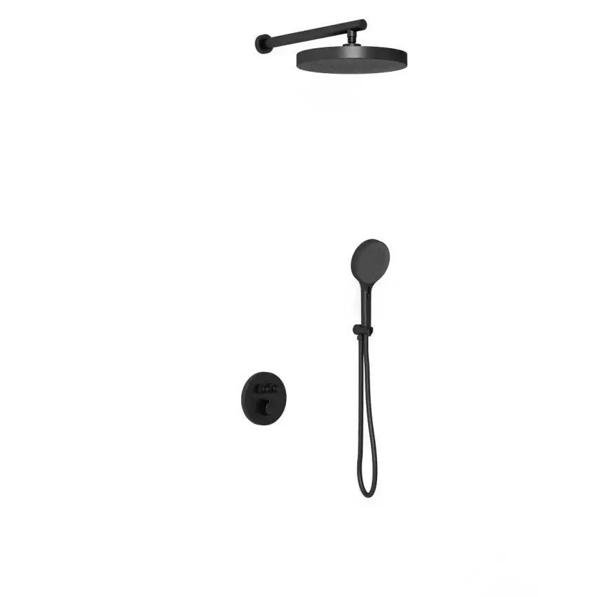 Душевая система  Vincea Inspire VSFW-3I22MT2MB VSFW-3I22MT2MB  с термостатом, встраиваемая, черный матовый фото 2