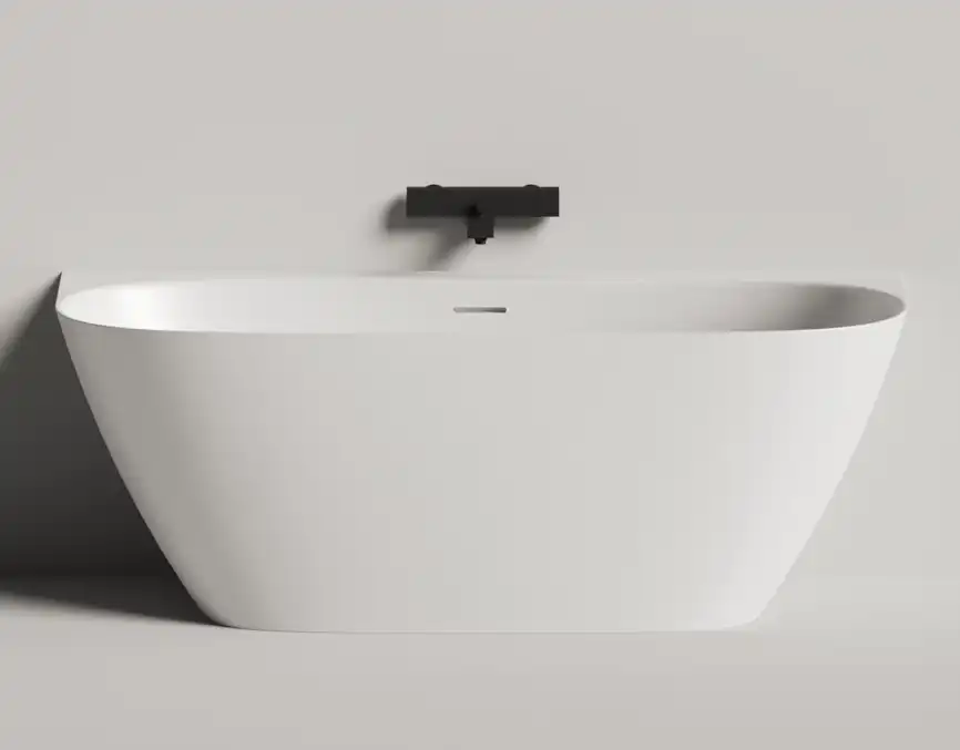 Ванна Salini SOFIA WALL 160х80 102517G из материала S-Sense, Белая глянцевая фото 4