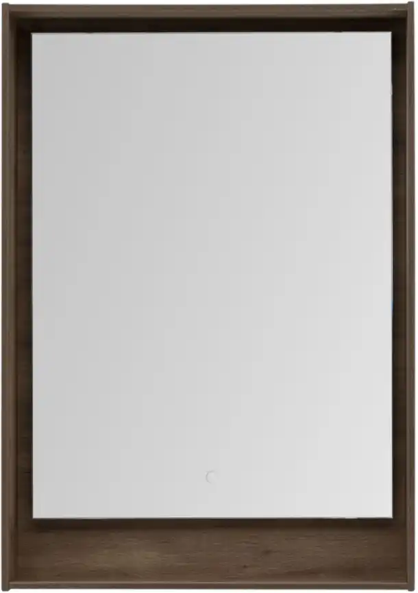 Зеркало Aquanet Милан 60 с подстветкой, сенсорный выключатель, дуб рустикальный, 336398 фото 5