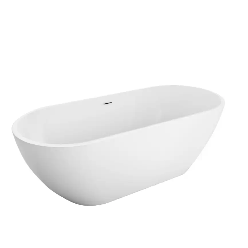 Акриловая ванна BELBAGNO UNO 150х73 BB701-1500-730-K, отдельностоящая, Белая глянцевая фото 2