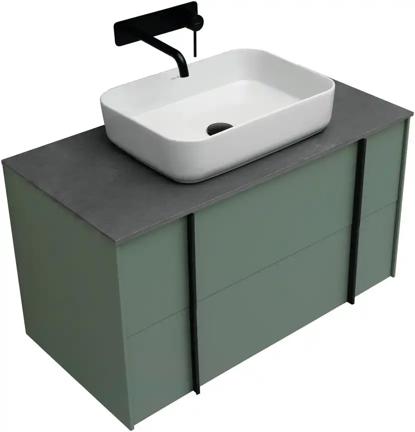 Тумба под раковину Allen Brau Reality 90 1.32006.CGM олива матовый фото 17