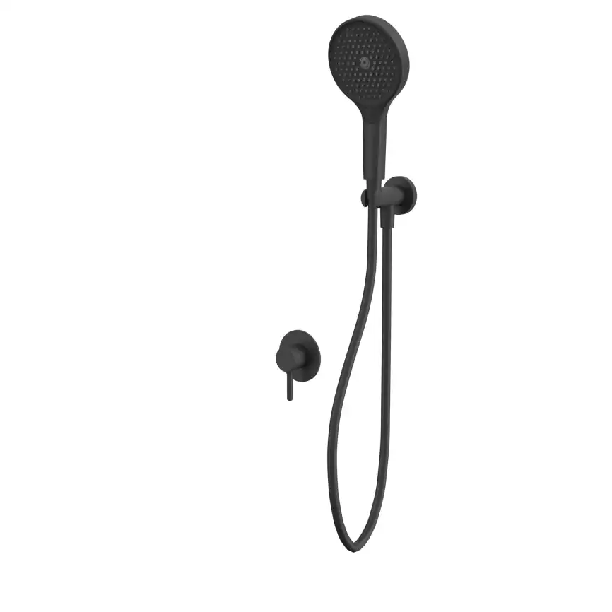 Душевая система для душа WHITECROSS Y black YSET02TOPBL, скрытого монтажа, Черный матовый фото 1