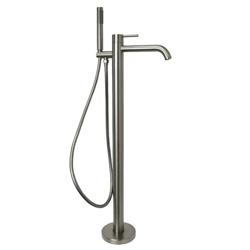 Смесители для ванны AVS Slimmer 811-112-GM напольный, оружейная сталь фото 1