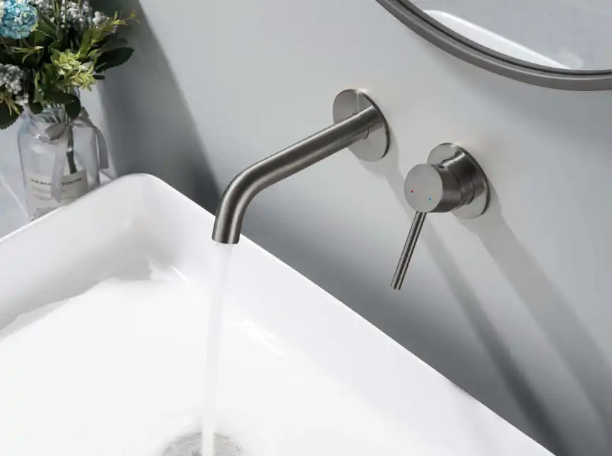 Смеситель для раковины Aquatek Европа AQ1313BGM, Оружейная сталь фото 8