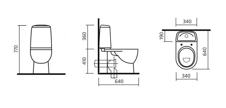 Унитаз-компакт Sanita Luxe Best  с сиденьем микролифт фото 3