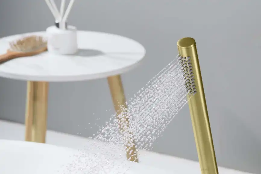 Душевая лейка Aquatek Европа AQ2002BG, Золото матовое фото 4