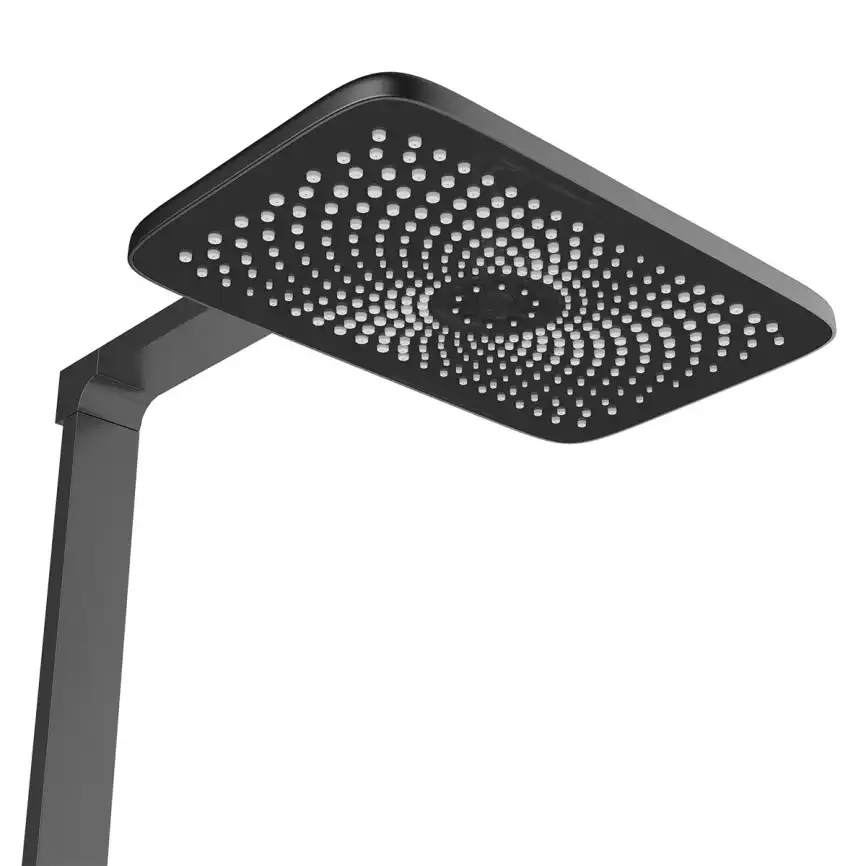 Душевая система  Vincea Inspire VSFS-3I13TGM VSFS-3I13TGM  с термостатом, вороненная сталь фото 5