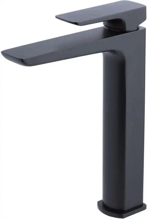 Смеситель для накладной раковины Allen Brau Infinity 5.21002-31, однорычажный, высокий, Черный матовый фото 1