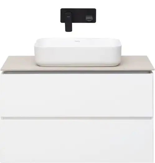 Тумба под раковину Allen Brau Infinity 85 1.21001.WM белый матовый фото 17