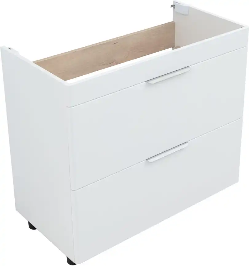 Тумба под раковину Aquanet Ирис New 90 напольная, белый глянец, напольная, 336309 фото 6