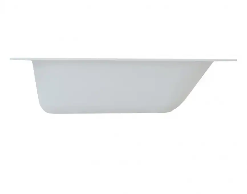 Ванна из искусственного камня Aquanet Lotos Stone Slim 170x75 AQ-00338575, тонкий бортик фото 4
