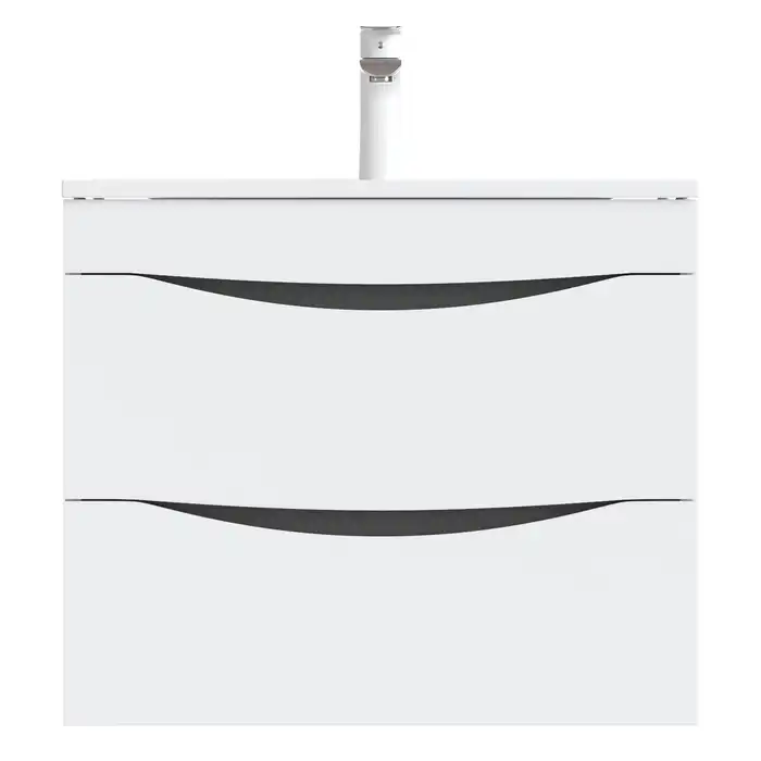 Тумба с раковиной IDDIS Cloud 60, подвесная, Белая, CLO60W0i95K фото 2