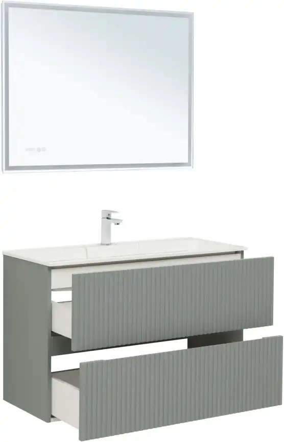 Тумба под раковину Aquanet Джейн 100 мисти грин 313320 фото 5