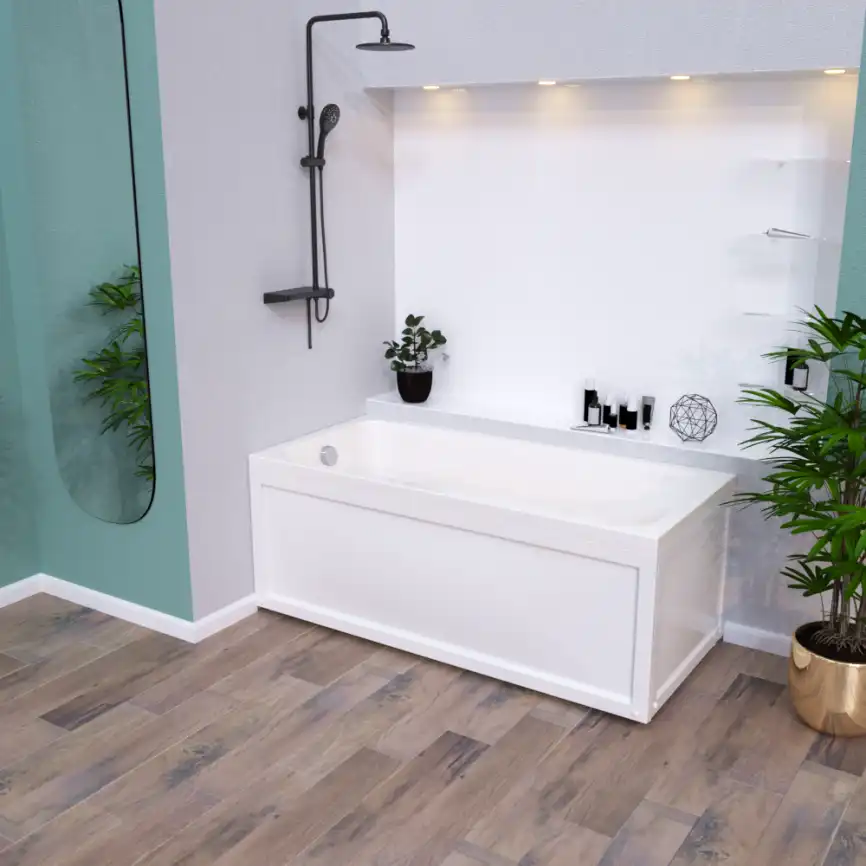 Акриловая ванна Radomir Дижон 170х70 (2-01-0-0-1-264Р), на каркасе, белая фото 5