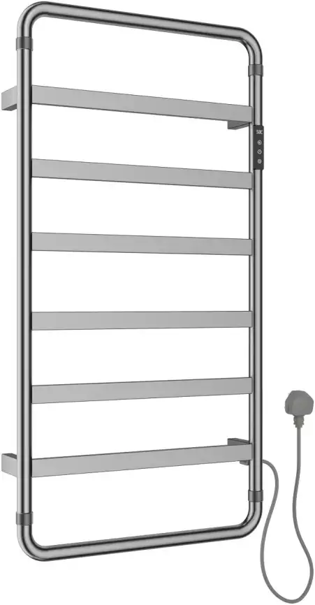 Полотенцесушитель электрический Allen Brau Priority 920х475 7.31003-BN брашированный никель фото 1