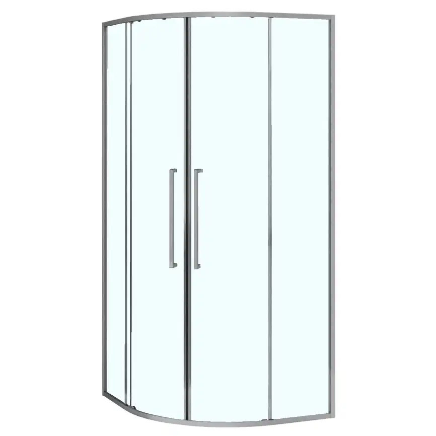 Душевой уголок Azario 100х100 AZ-S43-100-MGR-CL, профиль графит матовый, стекло Прозрачное фото 2