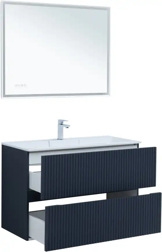 Тумба под раковину Aquanet Джейн 100 маренго 313304 фото 7