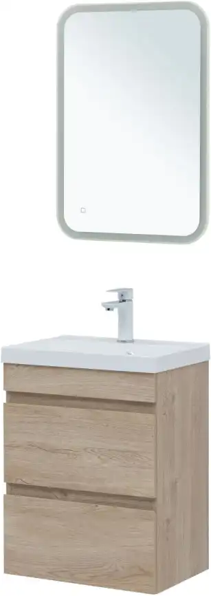 Тумба под раковину Aquanet Нота New 50 дуб светлый 334196 фото 10