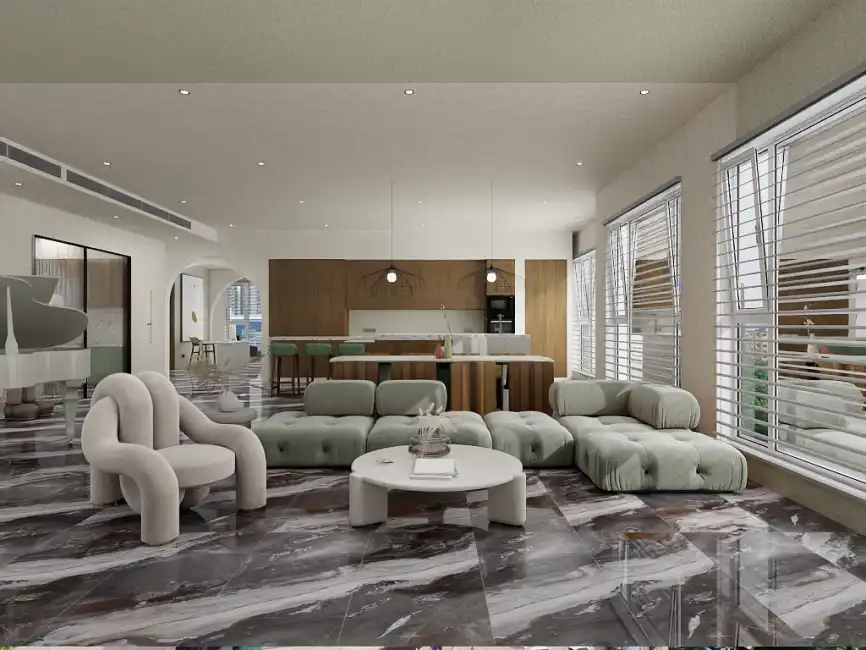 Керамогранит AZARIO RIVERSTONE GOLD 60x120 Carving (H18004011G) фото 8