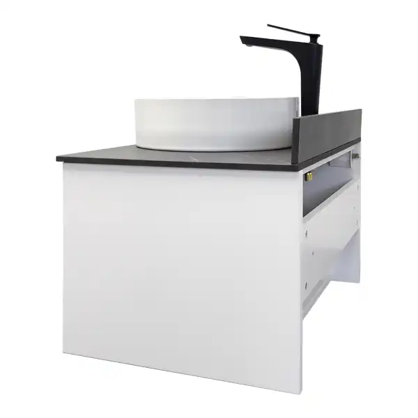 Тумба с умывальником Comforty Марсель 75 Белый, 00-00012270 фото 7