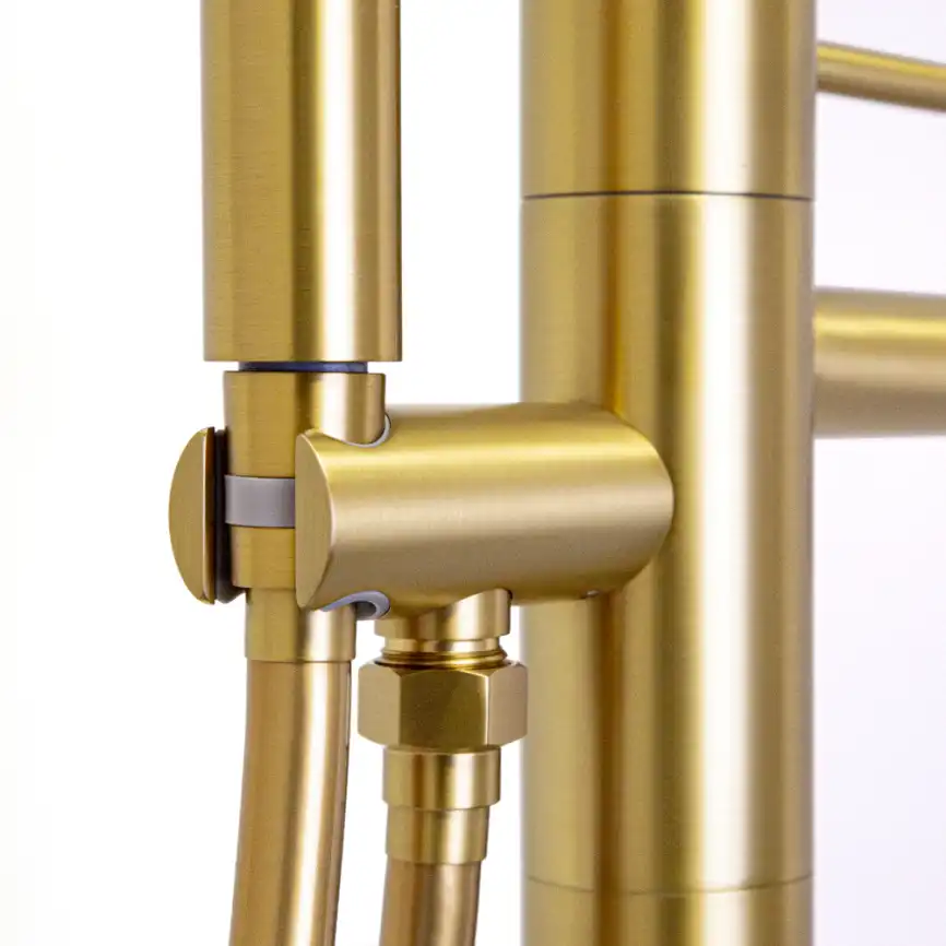 Смесители для ванны AVS Slimmer 811-112-BG напольный, брашированное золото фото 9