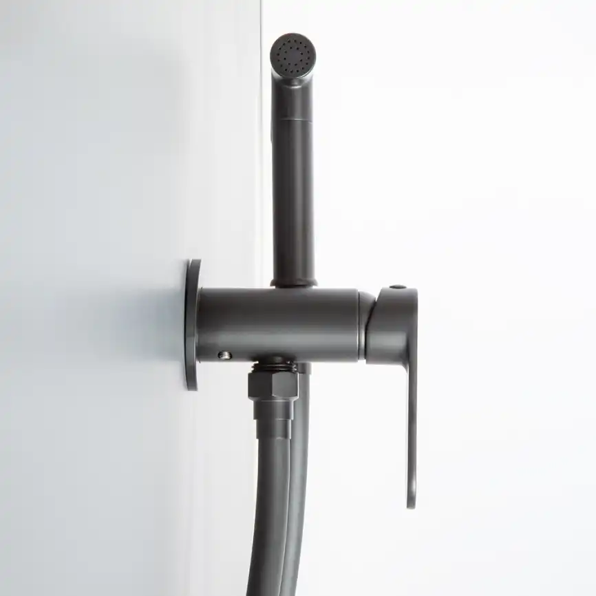 Гигиенический душ со смесителем AVS Beauty черный матовый, 811-531-MB фото 9