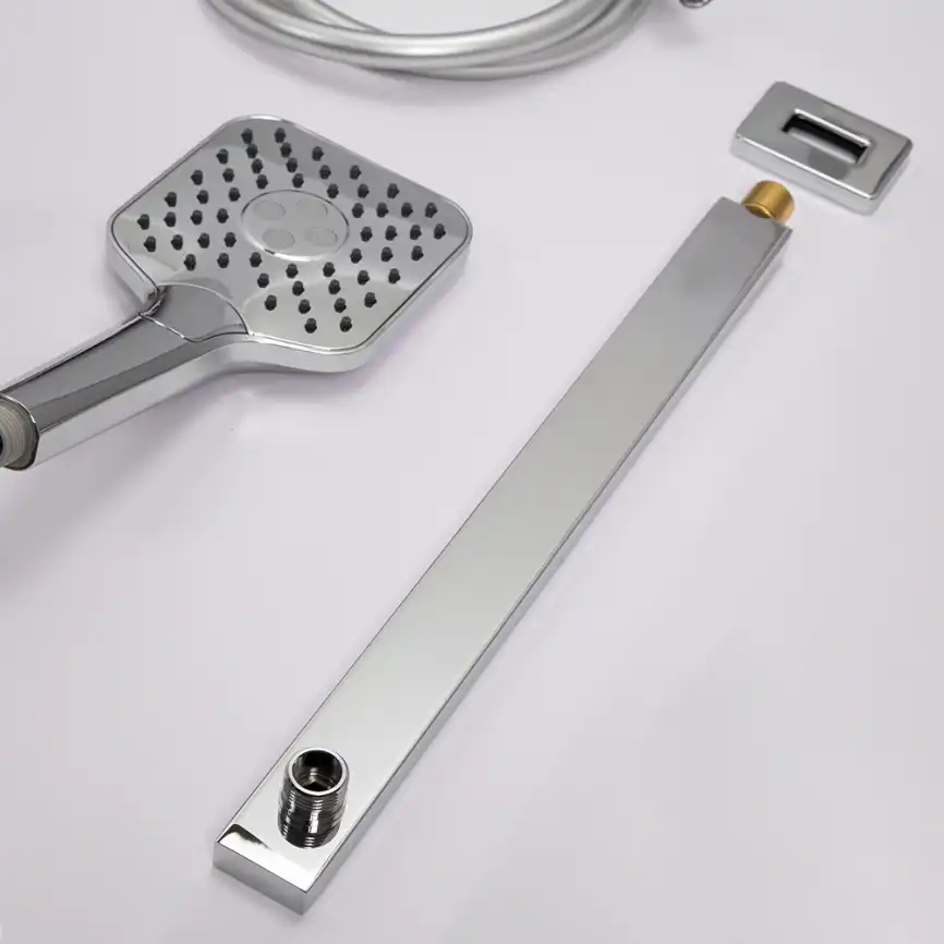 Встраиваемая душевая система AVS LUXURY 811-502-CR термостат, хром фото 4