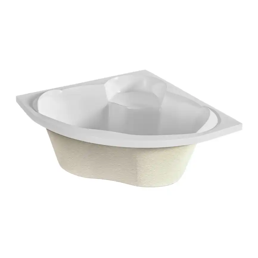 Акриловая ванна Marka One TRAPANI 140х140 Угловая белая 01тр1414 фото 2