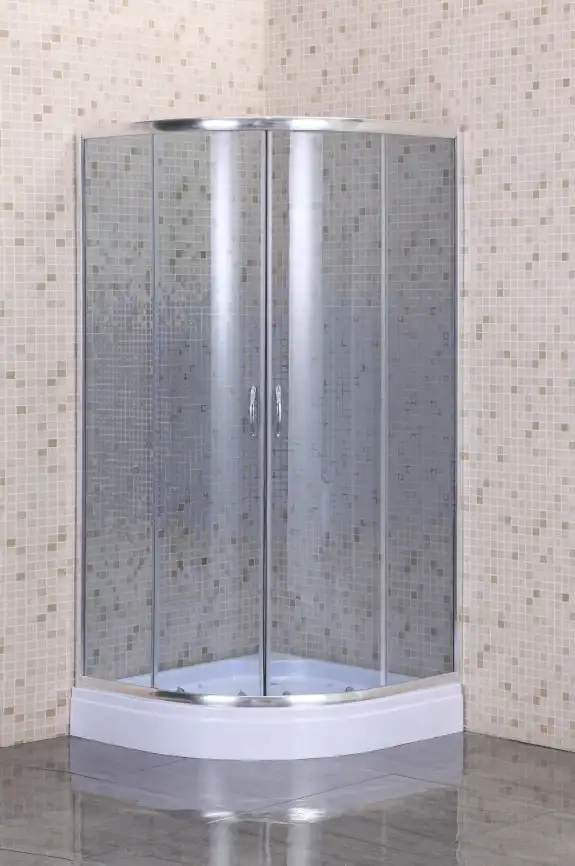 Душевой уголок LORANTO 90х90х215 с низким поддоном 13см, профиль хром, CS-8015GB 90 фото 2