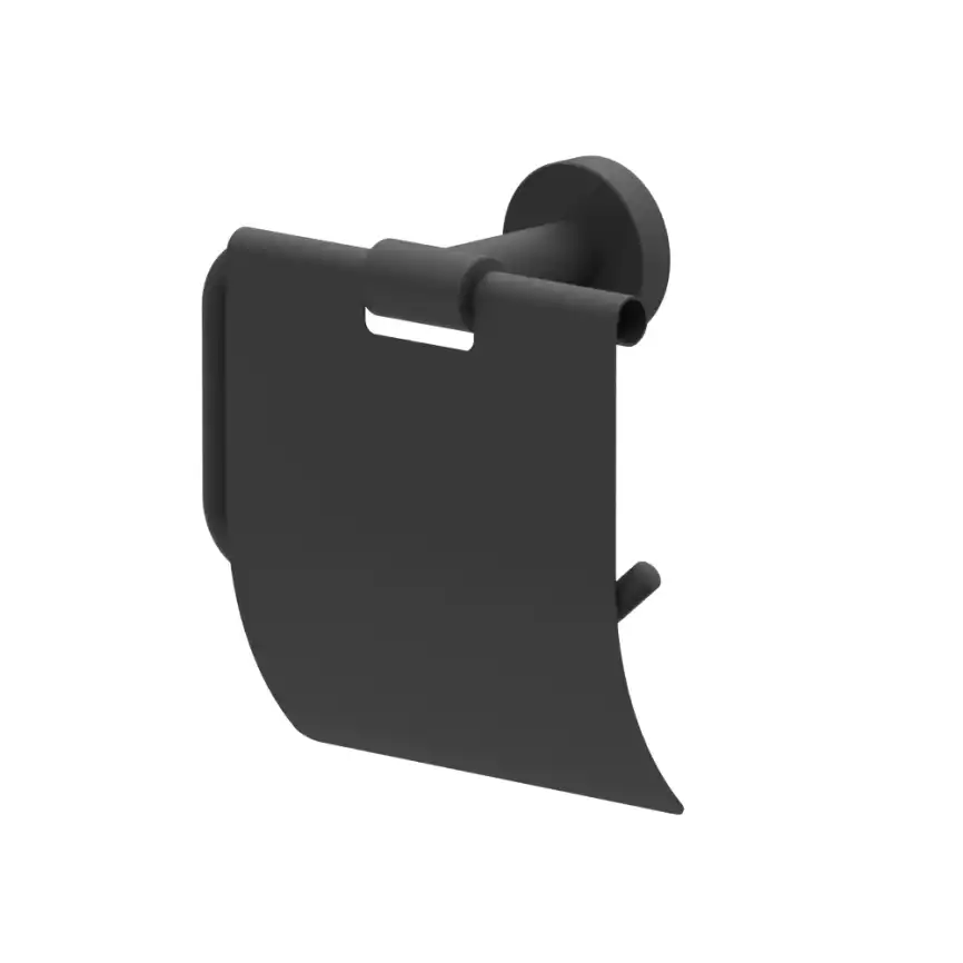 Держатель туалетной бумаги Whitecross ERGO black, ER2262BL, Черный матовый фото 1