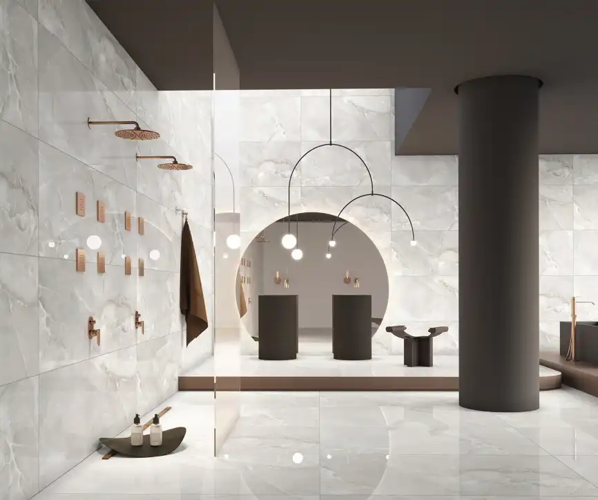 Керамогранит AZARIO ASPEN ONYX WHITE 60х120 Glossy (P4110821133) фото 5