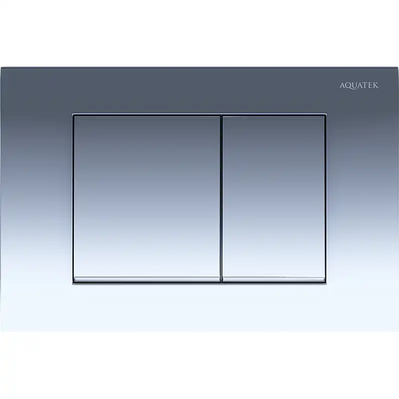 Панель смыва Aquatek Хром глянец (клавиши квадрат) KDI-0000010 фото 1