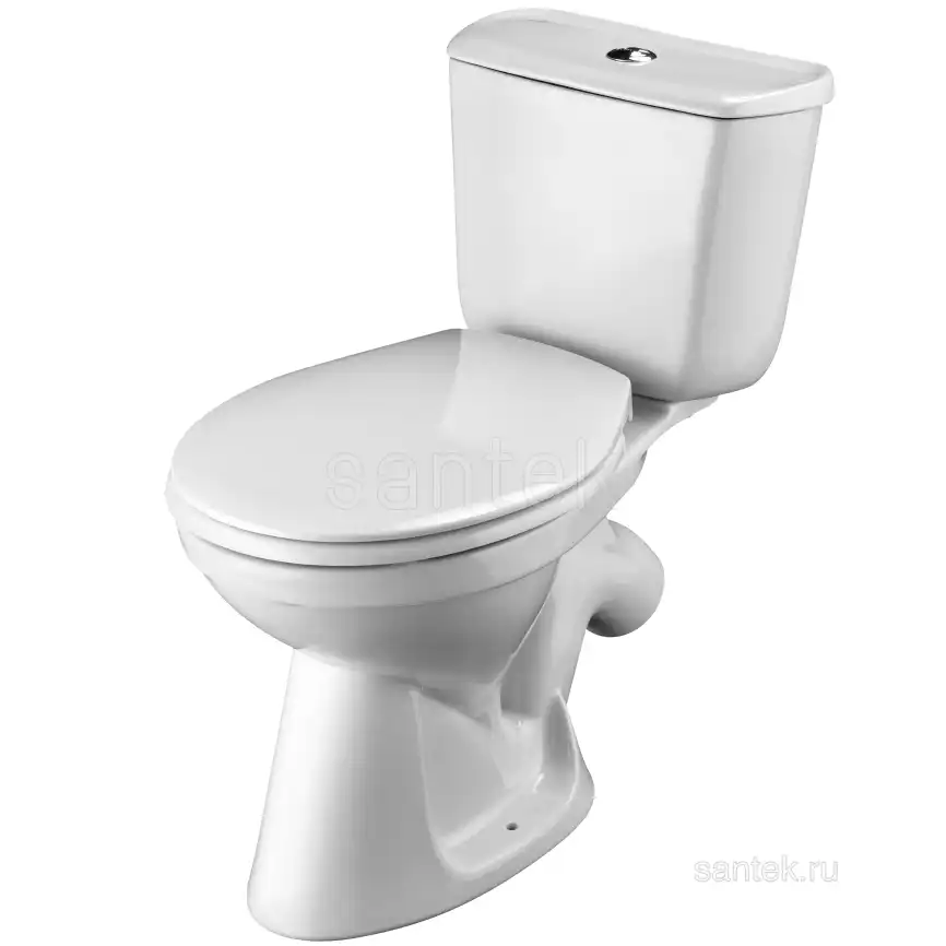 Унитаз-компакт Santek Бриз с диагональным выпуском, стандарт- 2 реж., дюропласт, 1WH302138 фото 1